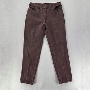 Vintage Gitano Jeans Mens 36X32 Brown/Burgundy‎ Wash Denim Tapered